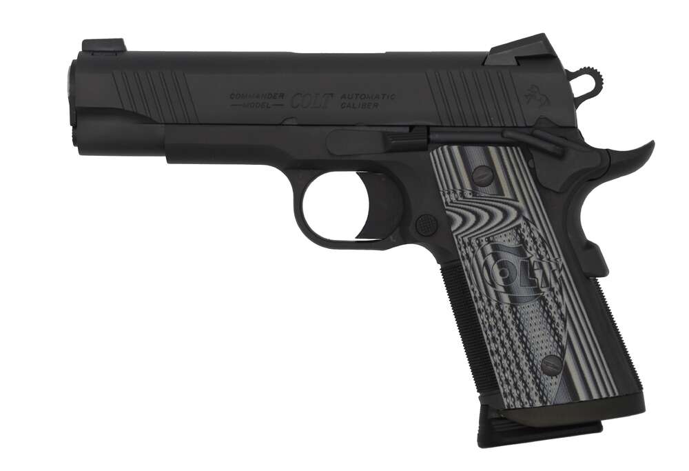 Handguns Colt�s Manufacturing Ready Series 9mm Colt CCU Concealed Carry Officers 9MM 4.25in Brl Anodize  Black DLC